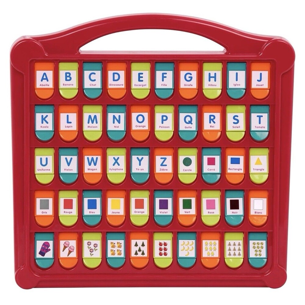 Battat Hide And Seek French Alphabet Learning Game